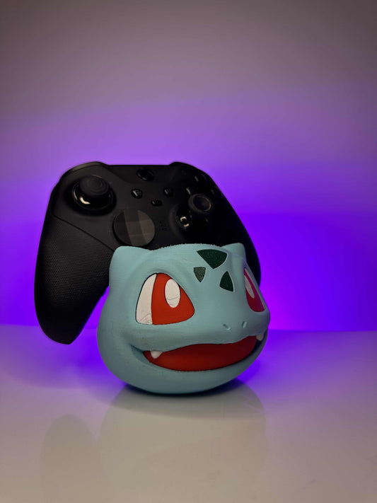 Pokémon's Bulbasaur controller holder fits all sized controllers NOT ASSOCIATED with Pokémon